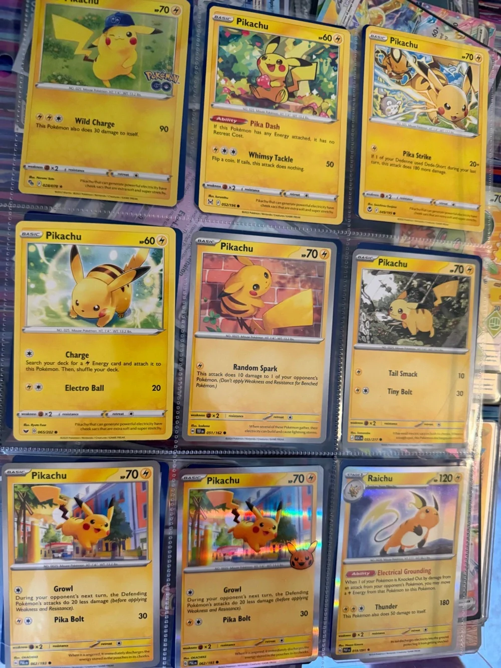 Pikachu Pokemon Collectible Card Bundle